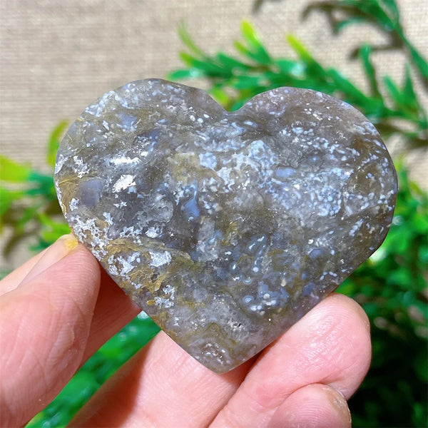 Green Moss Agate Heart-ToShay.org