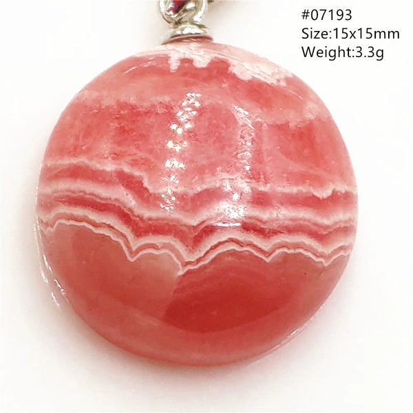 Red Rhodochrosite Pendant-ToShay.org