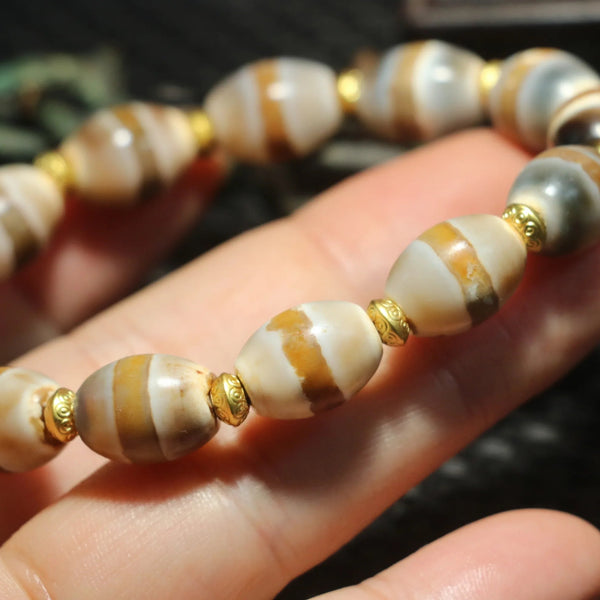 Tibetan Agate DZi Bead-ToShay.org