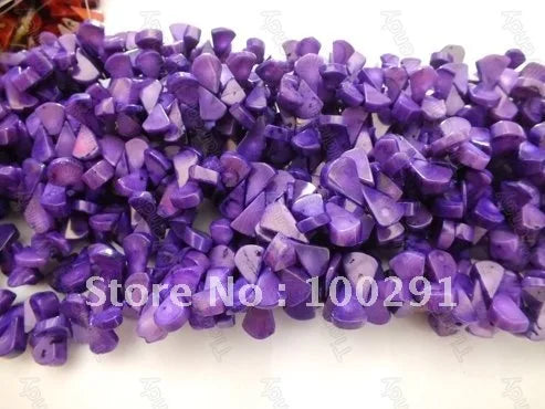 Purple Violet Coral Beads-ToShay.org