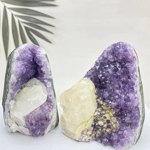 Purple Amethyst Crystal Geode-ToShay.org