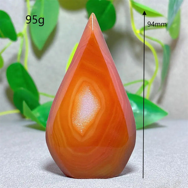 Orange Carnelian Crystal Torch-ToShay.org