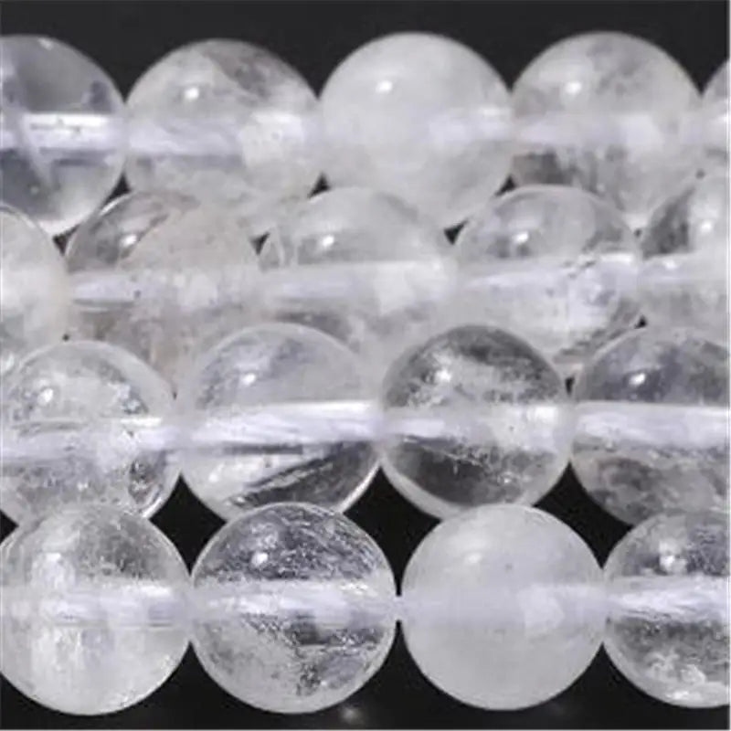Clear Rock Crystal Bead Mala-ToShay.org