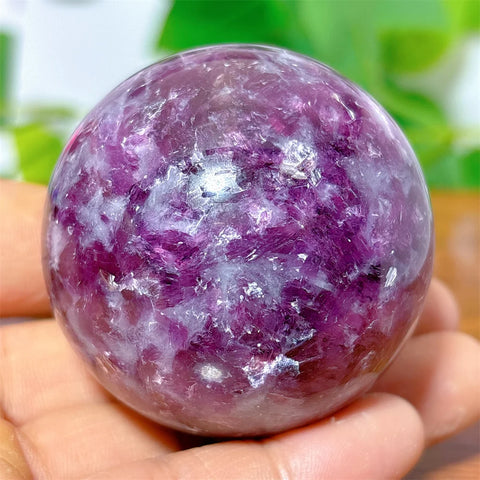 Purple Lepidolite Ball-ToShay.org