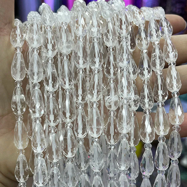 Clear Crystal Water Drop Beads-ToShay.org