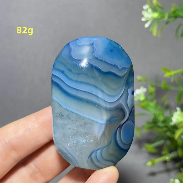 Blue Sapphire Striped Agate-ToShay.org