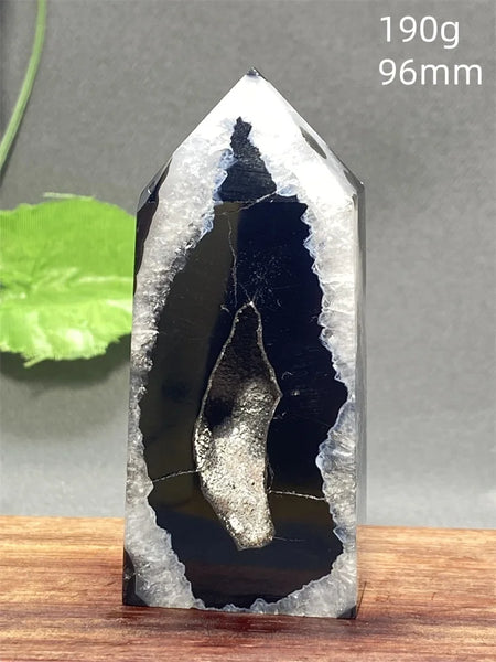 Black Striped Agate Tower-ToShay.org