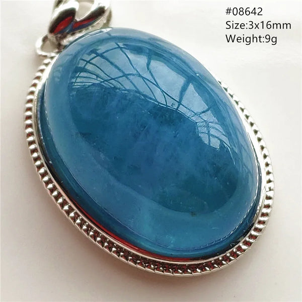 Blue Aquamarine Pendant-ToShay.org