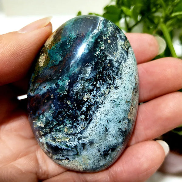 Ocean Jasper Palm Stone-ToShay.org