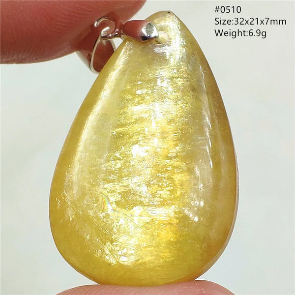 Gold Lepidolite Pendant-ToShay.org