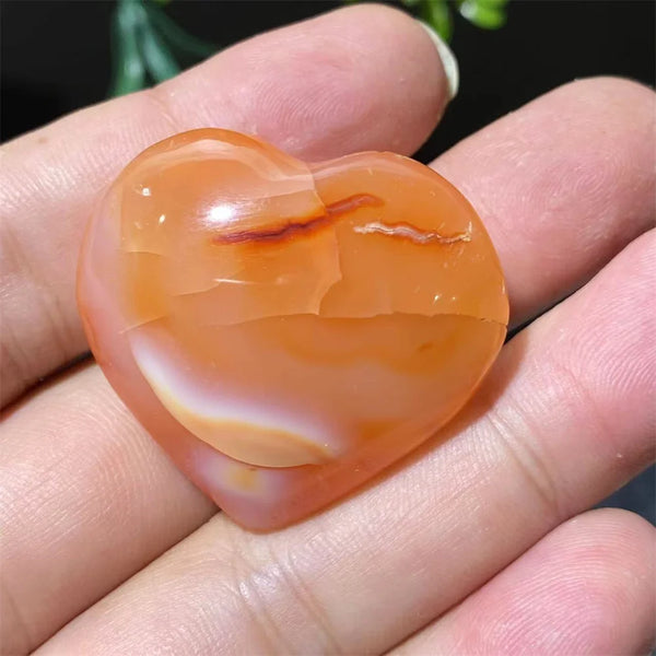 Orange Carnelian Heart-ToShay.org