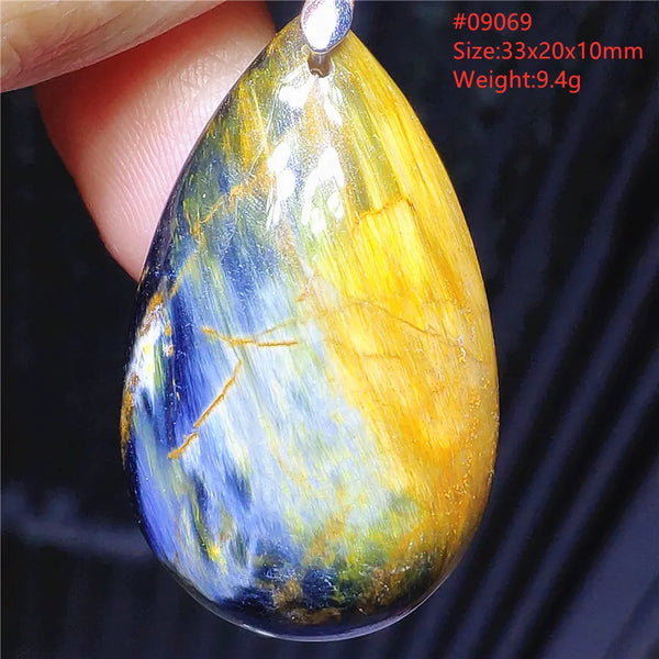 Blue Pietersite Pendant-ToShay.org