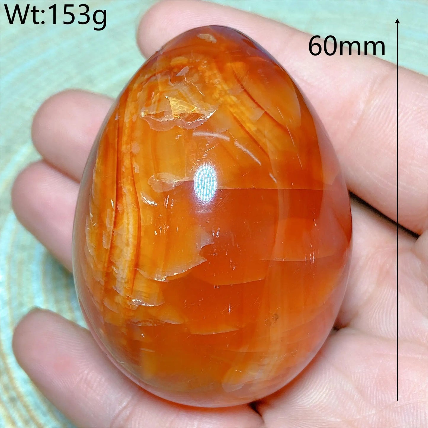 Orange Carnelian Egg-ToShay.org