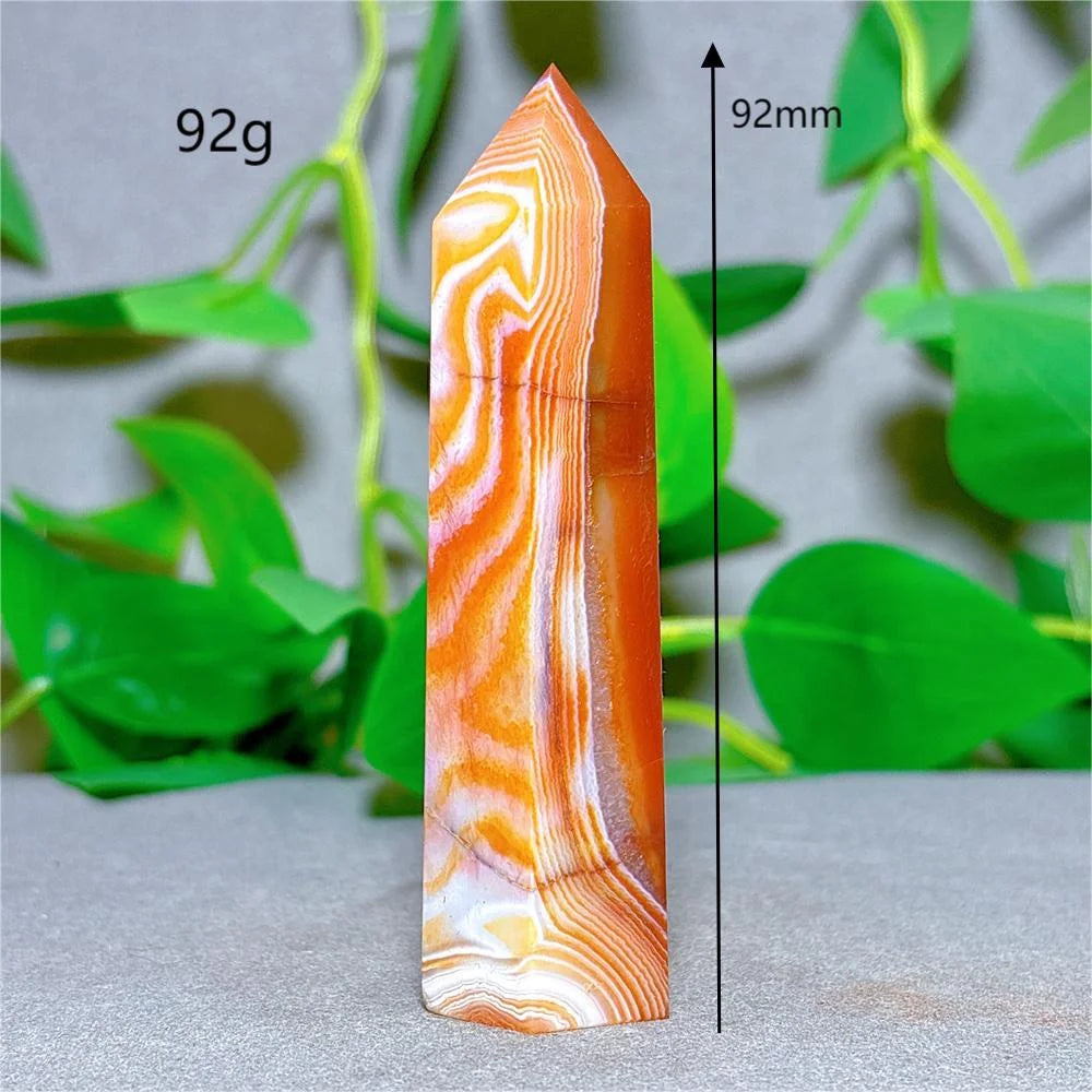 Orange Carnelian Quartz Tower-ToShay.org
