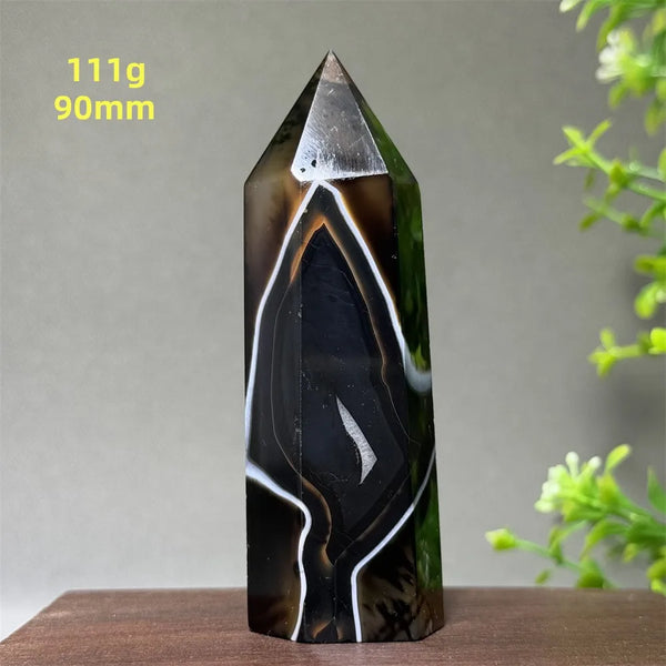 Black Stripe Agate Point-ToShay.org
