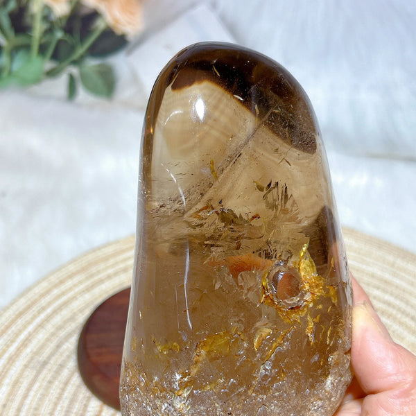 Smokey Rainbow Quartz Stone-ToShay.org