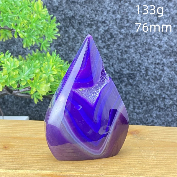 Purple Agate Torch-ToShay.org