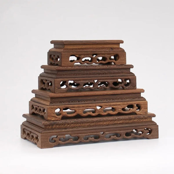 Wood Carved Pedestal-ToShay.org