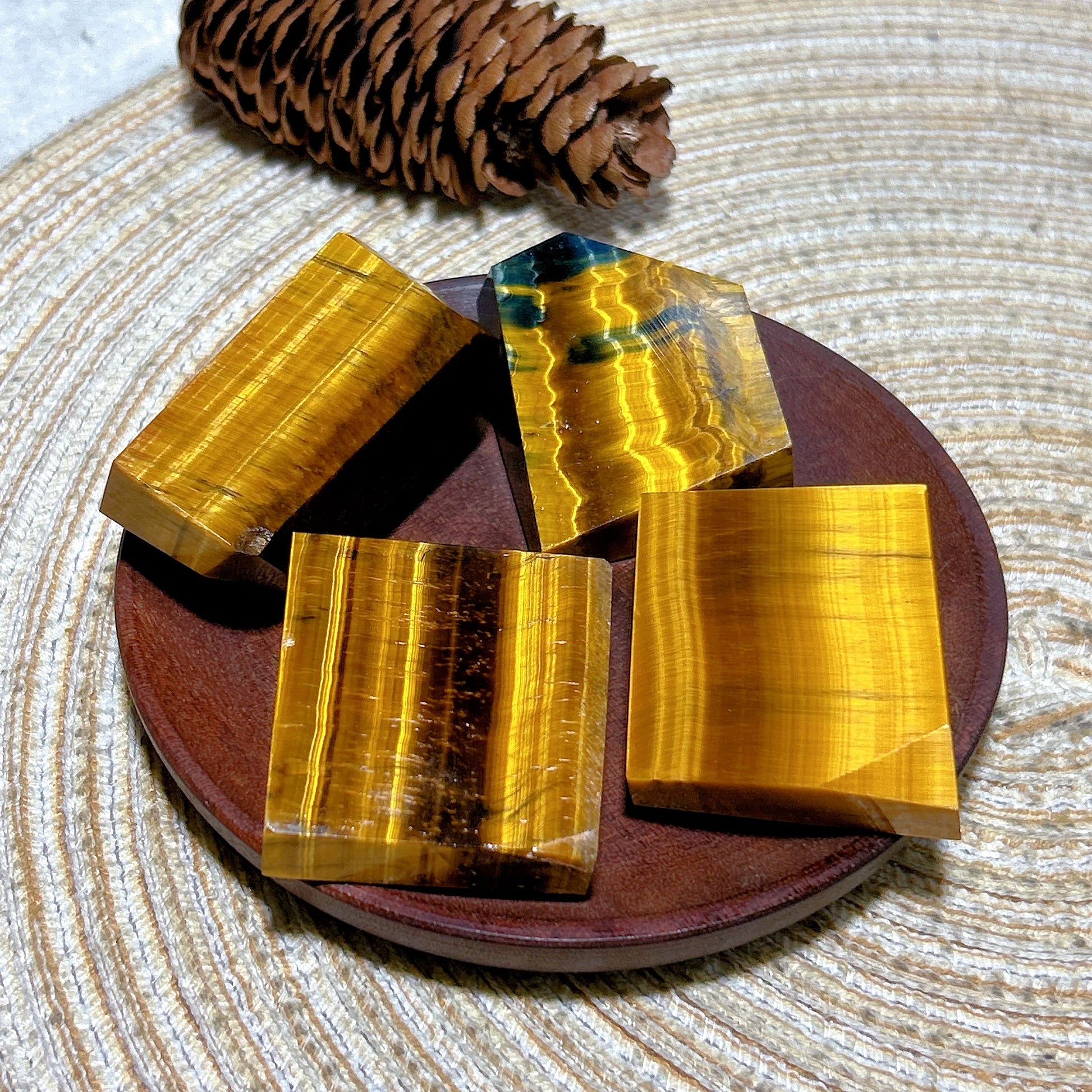 Blue Yellow Flash Tiger Eye-ToShay.org