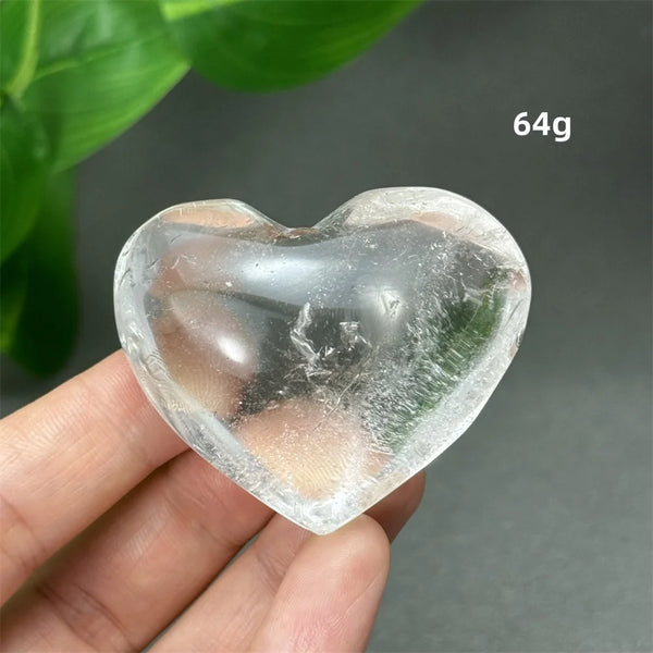 Clear Crystal Heart-ToShay.org