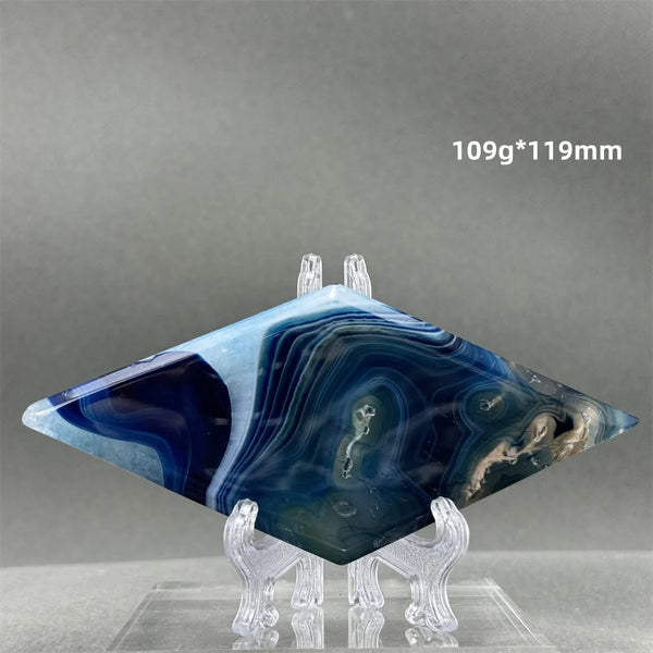 Blue Agate Rhombus-ToShay.org
