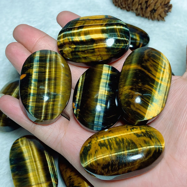 Blue Yellow Tiger Eye Stone-ToShay.org