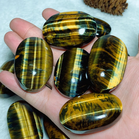 Blue Yellow Tiger Eye Stone-ToShay.org