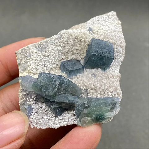 Blue Fluorite Crystal-ToShay.org