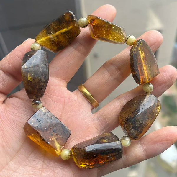 Yellow Amber Bracelet-ToShay.org