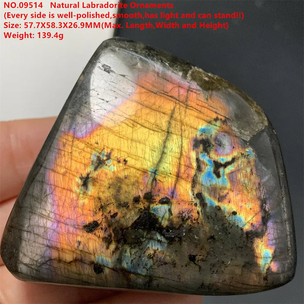 Gold Yellow Light Labradorite-ToShay.org