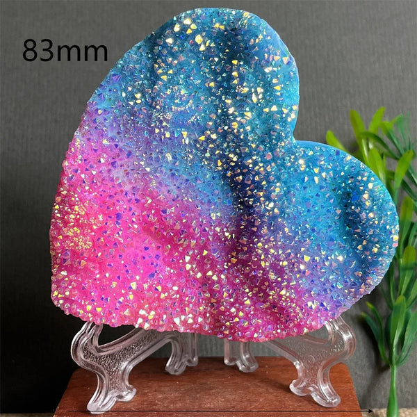 Rainbow Aura Crystal Heart-ToShay.org