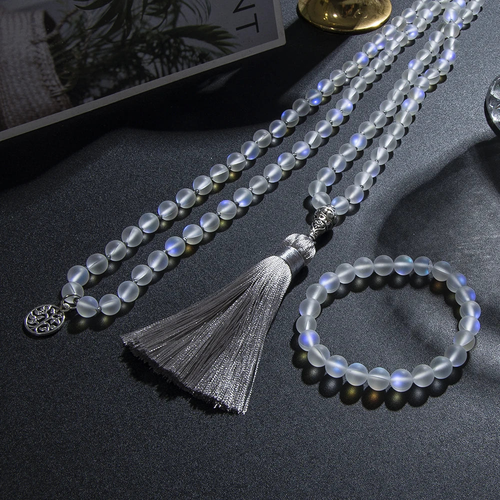 Clear Crystal Mala Set-ToShay.org