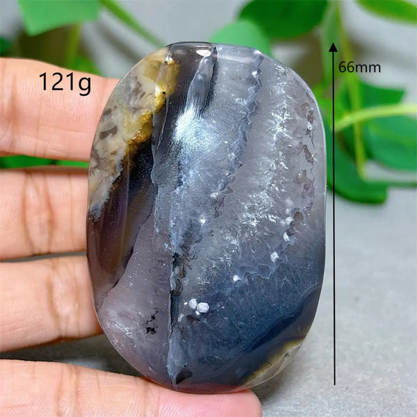 Fire Agate Palm Stone-ToShay.org