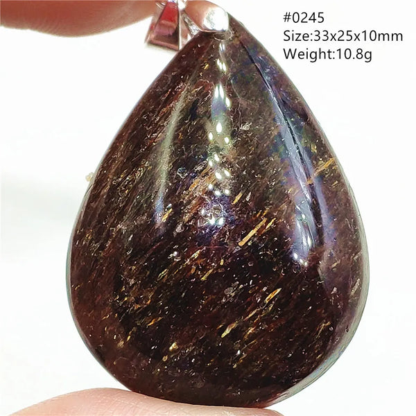 Gold Rutilated Quartz Pendant-ToShay.org