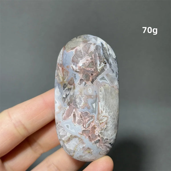 Red Agate Palm Stone-ToShay.org