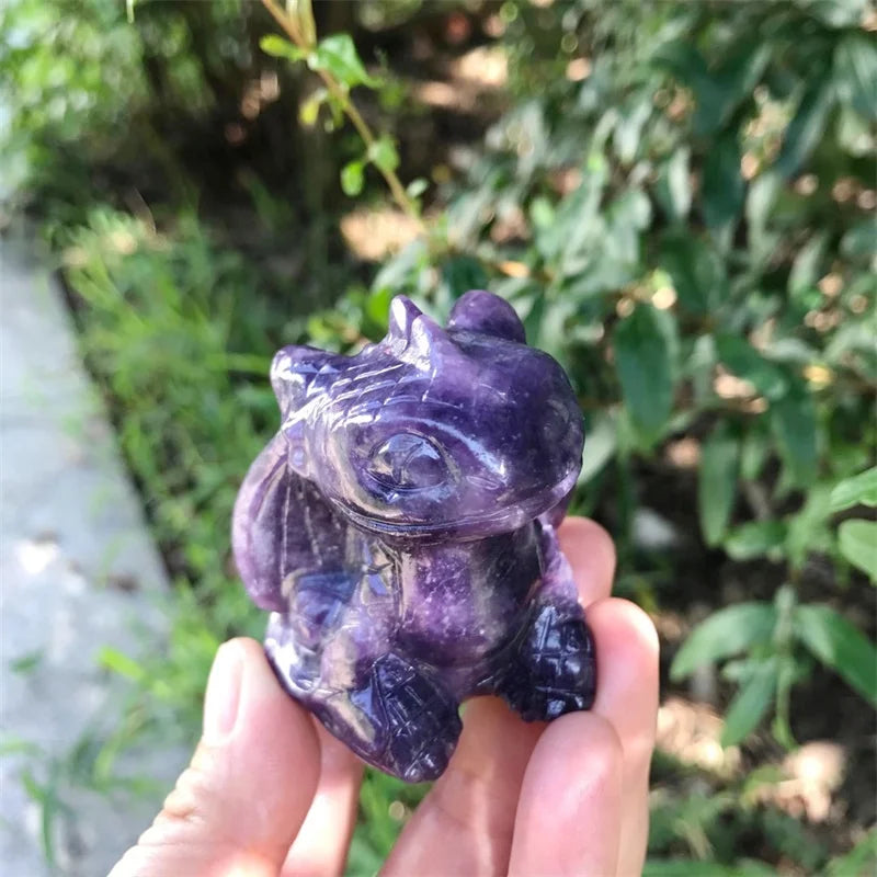 Purple Lepidolite Dragon-ToShay.org
