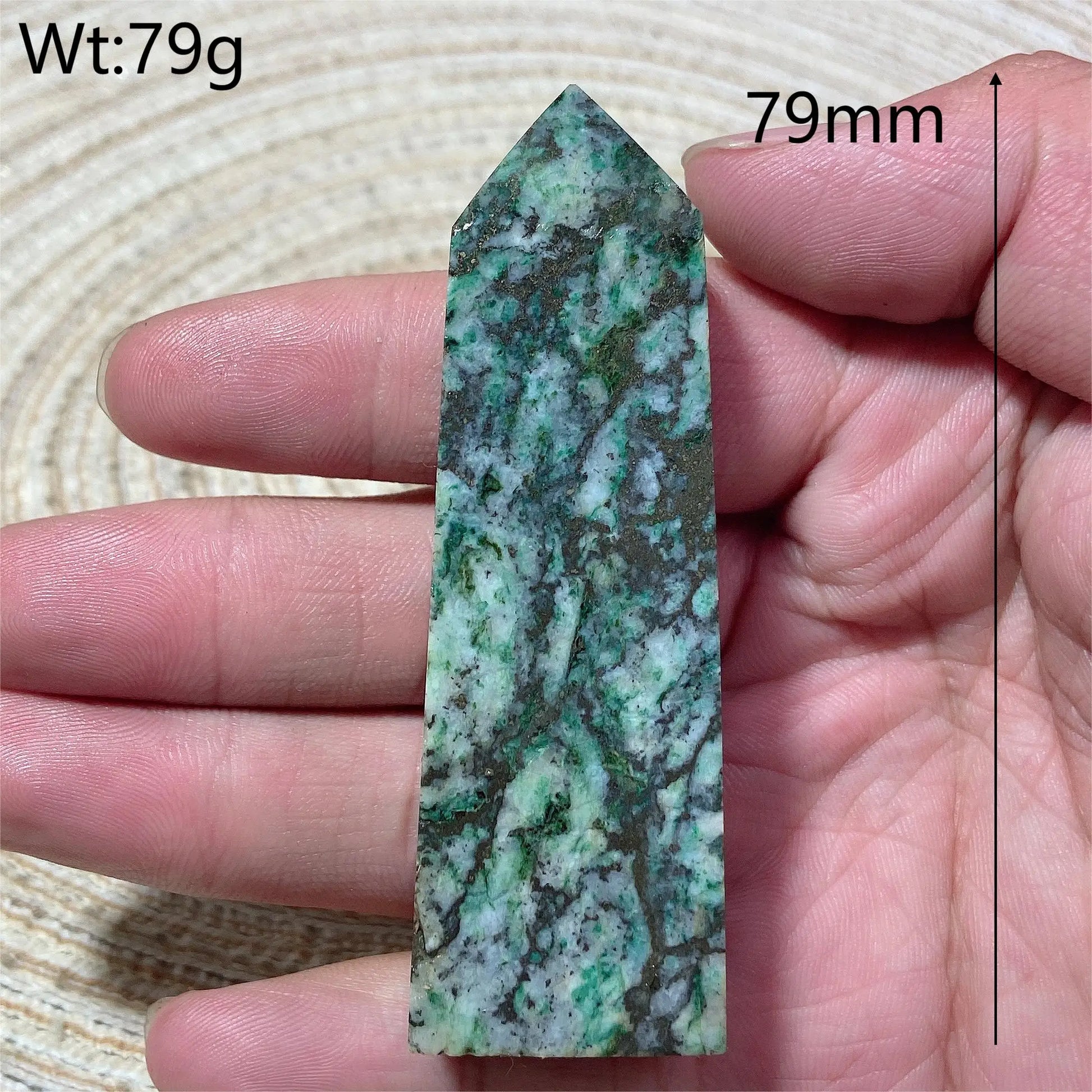 Blue Dioptase Pyrite Point-ToShay.org
