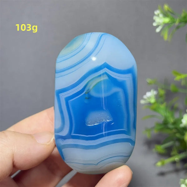 Blue Sapphire Striped Agate-ToShay.org