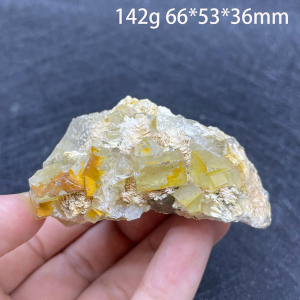 Yellow Fluorite Crystal-ToShay.org