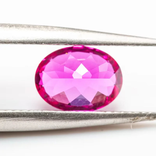 Pink Ruby Faceted Gems-ToShay.org