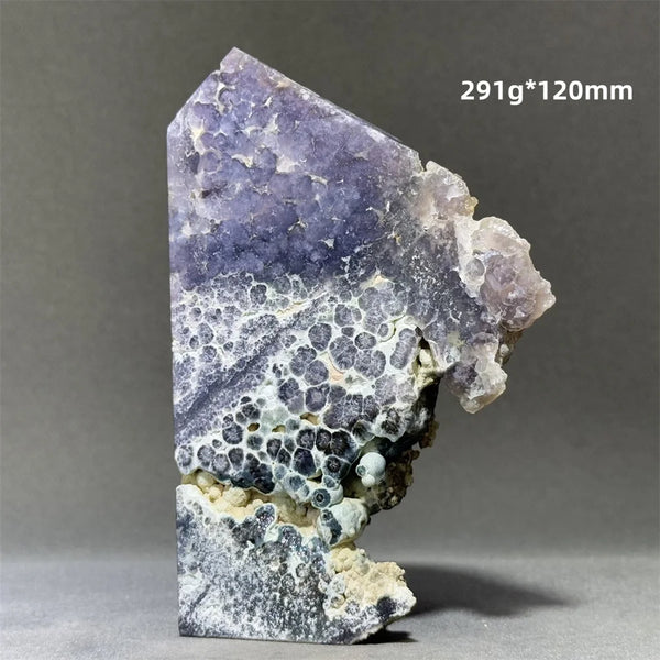 Purple Grape Agate Quartz Tower-ToShay.org