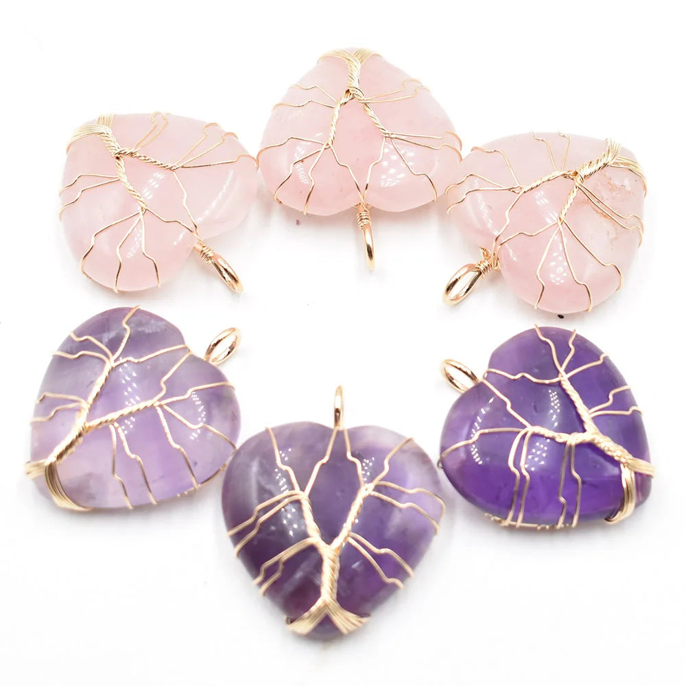 Mixed Crystal Tree Hearts-ToShay.org