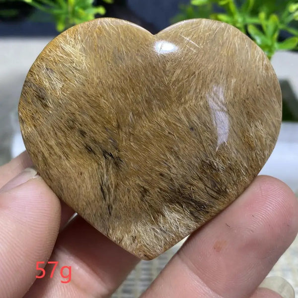 Black Hair Agate Heart-ToShay.org
