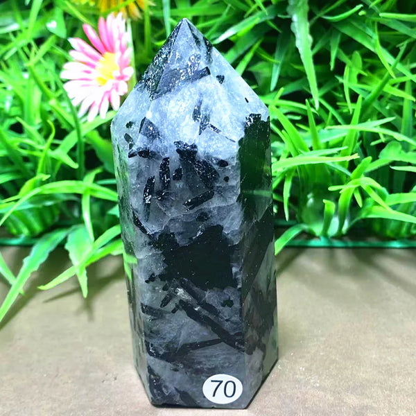 Black Hair Crystal Point-ToShay.org