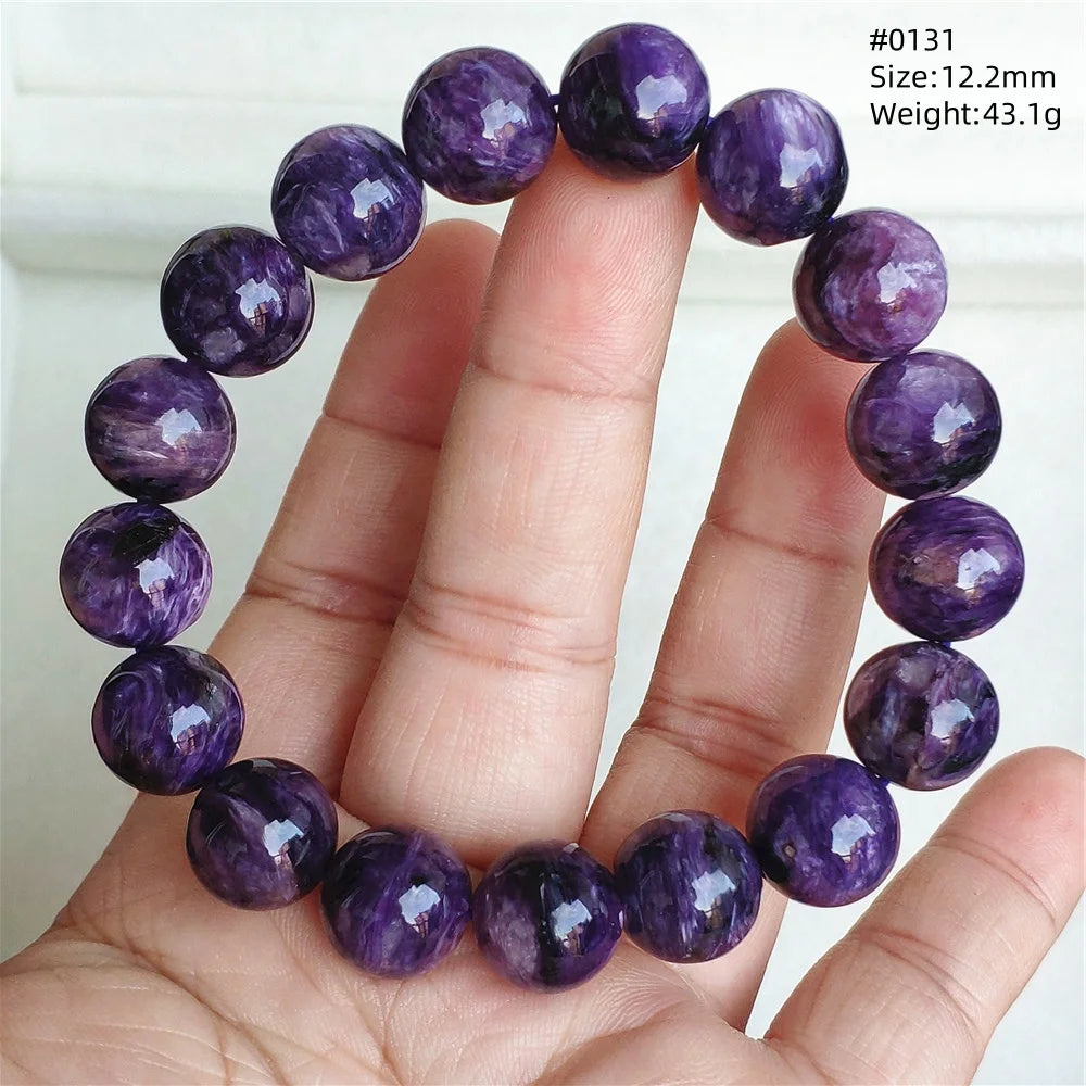 Purple Charoite Bracelet-ToShay.org