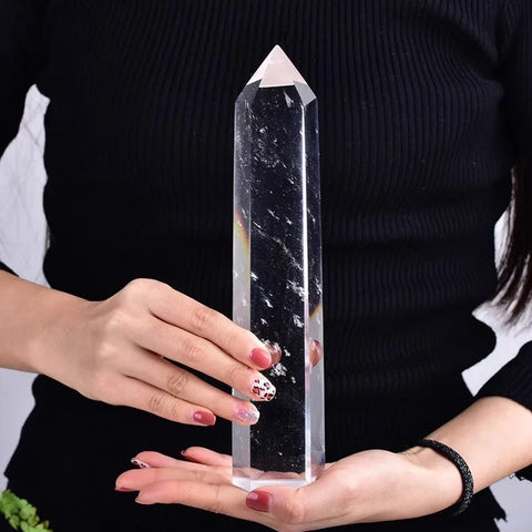 Clear Melting Quartz Obelisk-ToShay.org