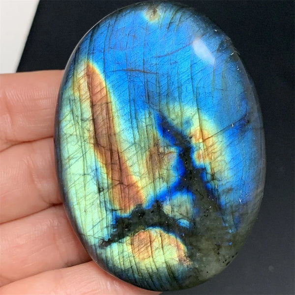 Orange Red Light Labradorite-ToShay.org