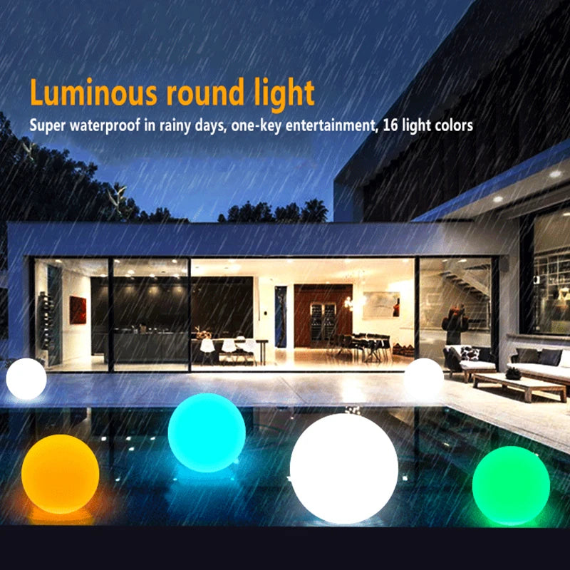 Floating Garden Ball Lights-ToShay.org