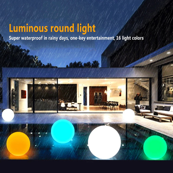 Floating Garden Ball Lights-ToShay.org