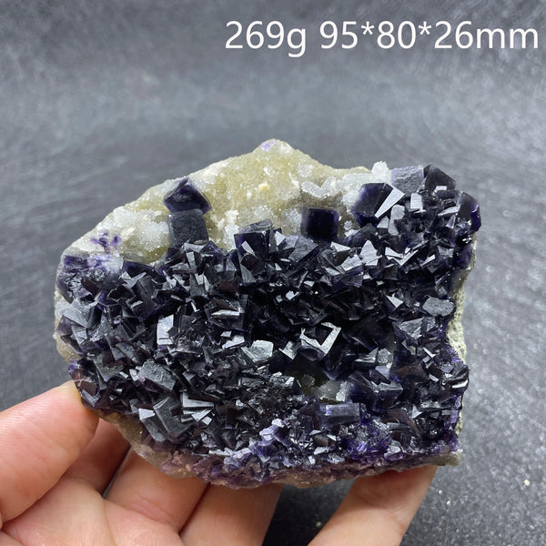 Purple Fluorite Crystal Cluster-ToShay.org